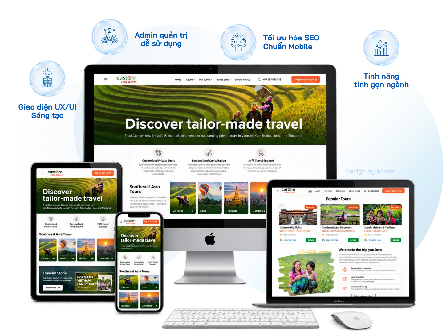 Thiết kế Website du lịch