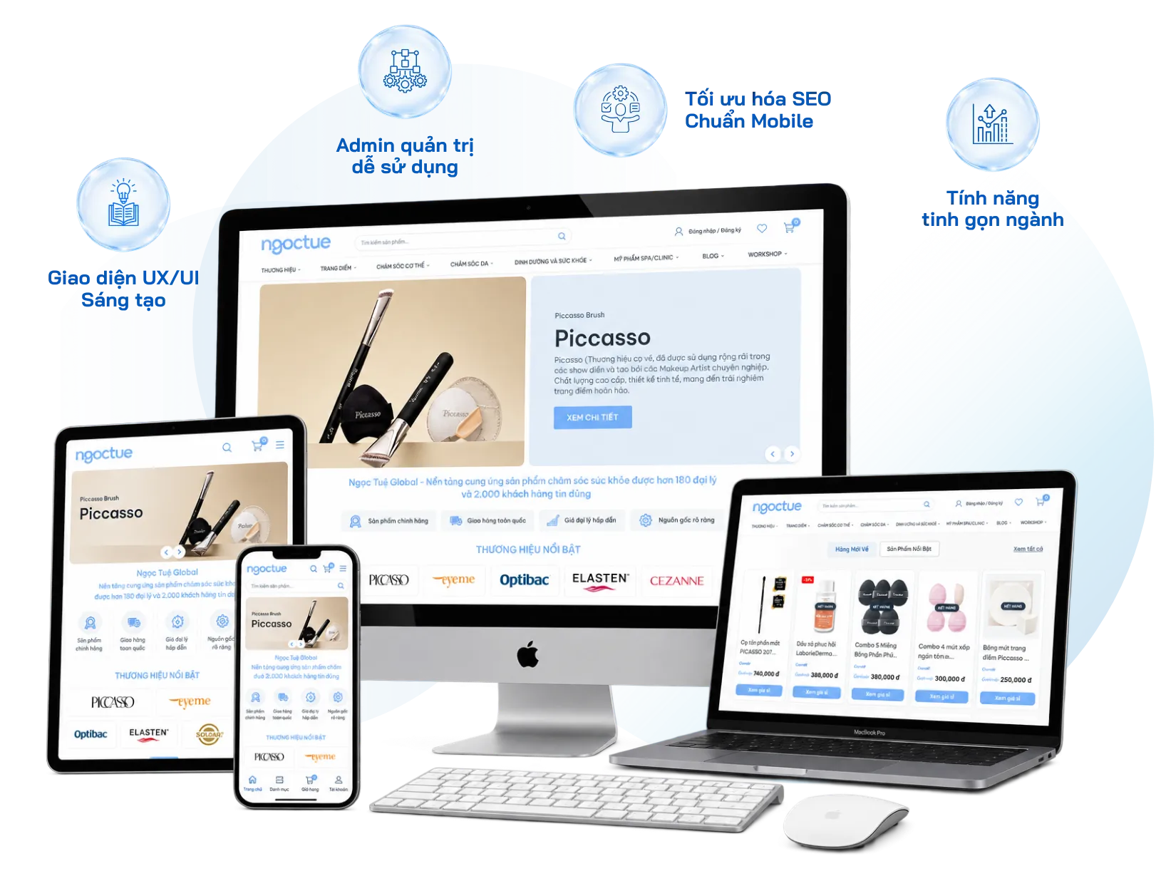 Thiết kế website đặc thù ngành Thời trang & Làm đẹp